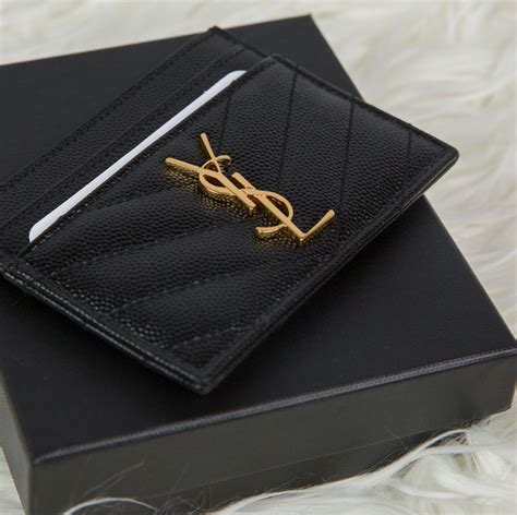 ysl card holder men's.